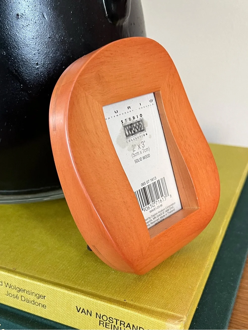 Furio Solid Wood Orange Photo Frame - Studio Collection